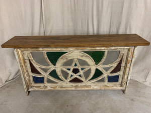 Console made from French Window
