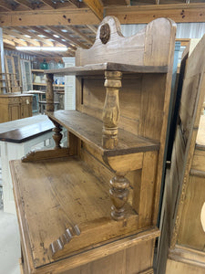 Antique Pine Hutch