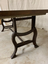 Load image into Gallery viewer, Pine Dining Table with Industrial Base