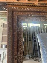 Load image into Gallery viewer, Teak Free Standing Mirror