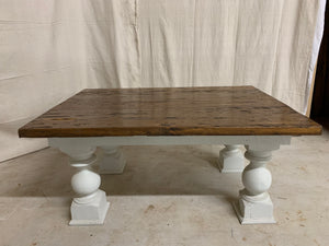 Coffee Table made from 1870’s Split Farmhouse Beams