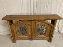 Load image into Gallery viewer, Console made from French Front Door Transom