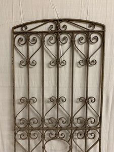 French Iron Panel with Rare Arch