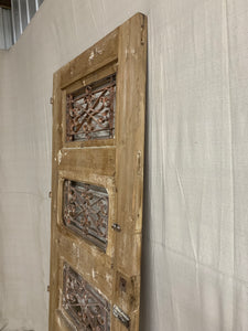 Single French Door with Iron Insert- Pantry Door