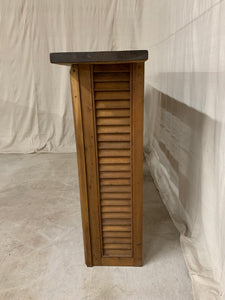 Console made from French Front Door
