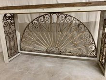 Load image into Gallery viewer, Console made with French Arched Iron Front and sides