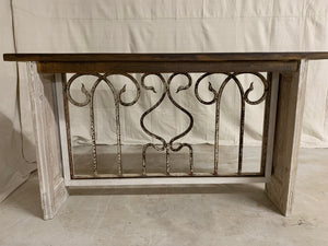 French Iron Console