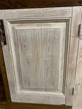 Load image into Gallery viewer, Console/Cabinet made with French Doors and Iron