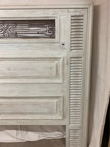King Headboard- French Iron, Door and shutters