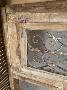 Console made from French Front Door