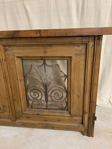 Console made of French Door Iron