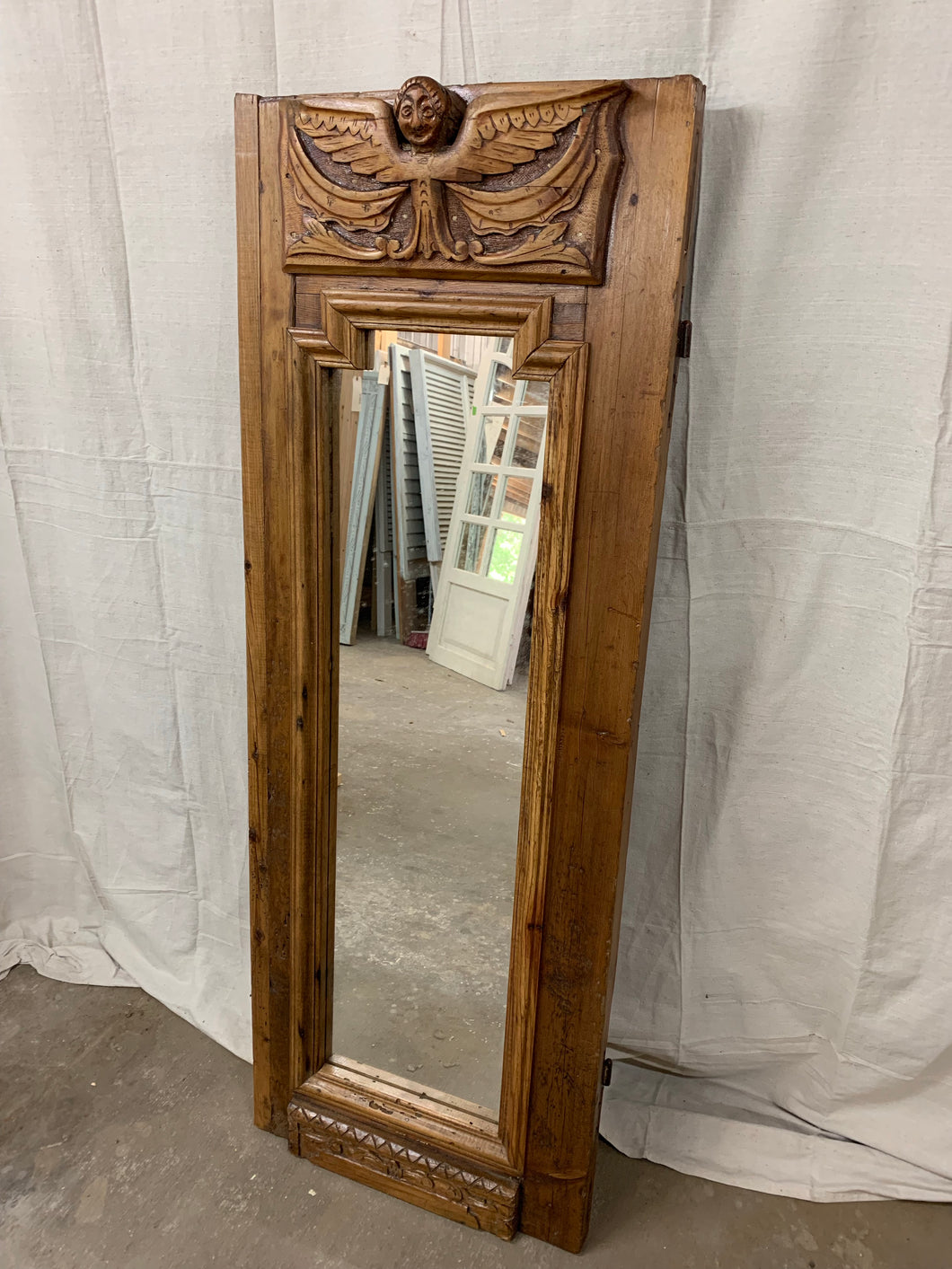 Mirror made from French Door Top