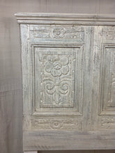 Load image into Gallery viewer, Queen Headboard- Hand Carved French Door Panels
