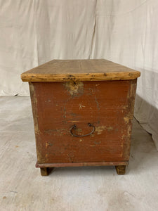 European Hand-Painted Trunk