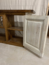 Load image into Gallery viewer, Console/Cabinet made with French Doors and Iron