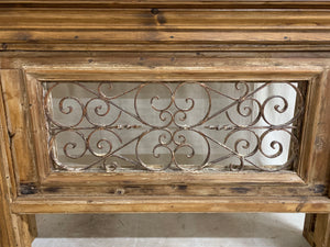 Console made from French Front Door