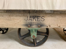 Load image into Gallery viewer, Vintage American Industrial Cart/Coffee Table