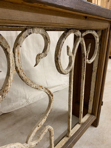 French Iron Console