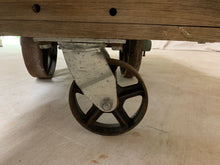 Load image into Gallery viewer, Vintage American Industrial Cart/Coffee Table