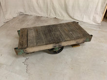 Load image into Gallery viewer, Vintage American Industrial Cart/Coffee Table