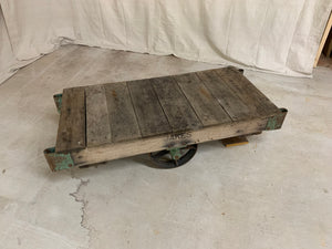 Vintage American Industrial Cart/Coffee Table