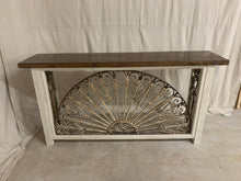 Load image into Gallery viewer, Console made with French Arched Iron Front and sides